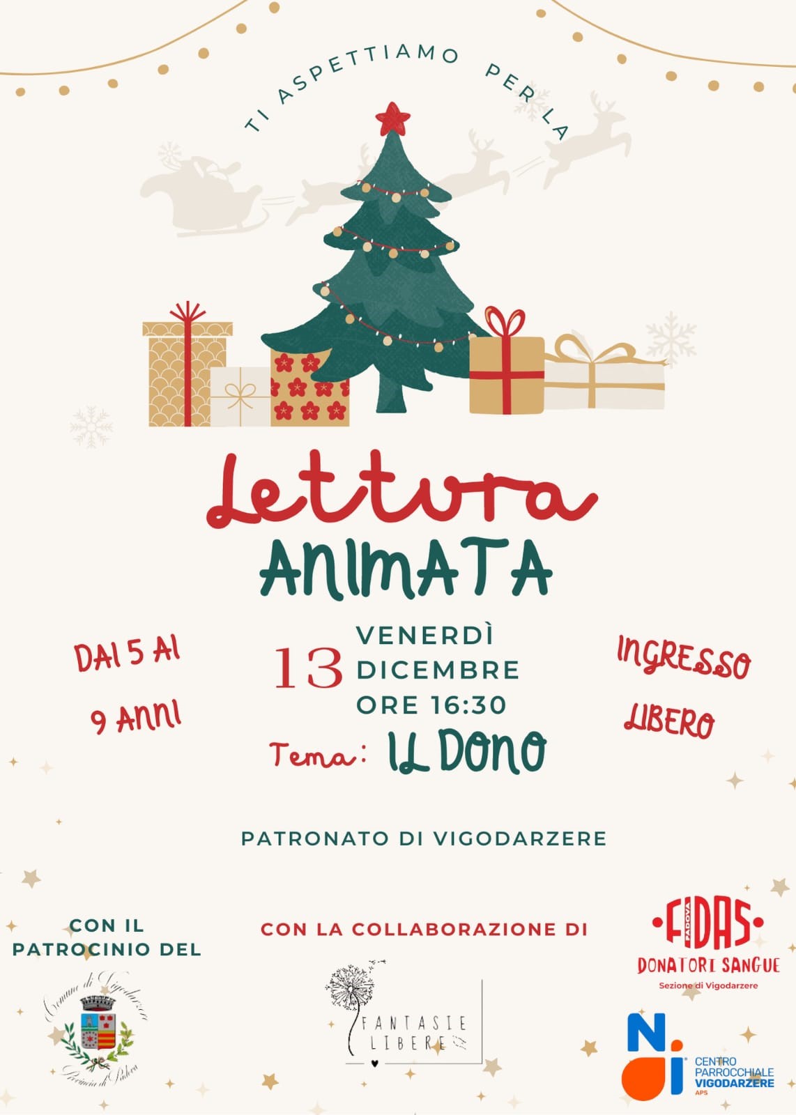 Lettura animata - 13 dicembre 2024